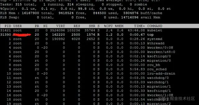 linux下TOP命令使用小技巧