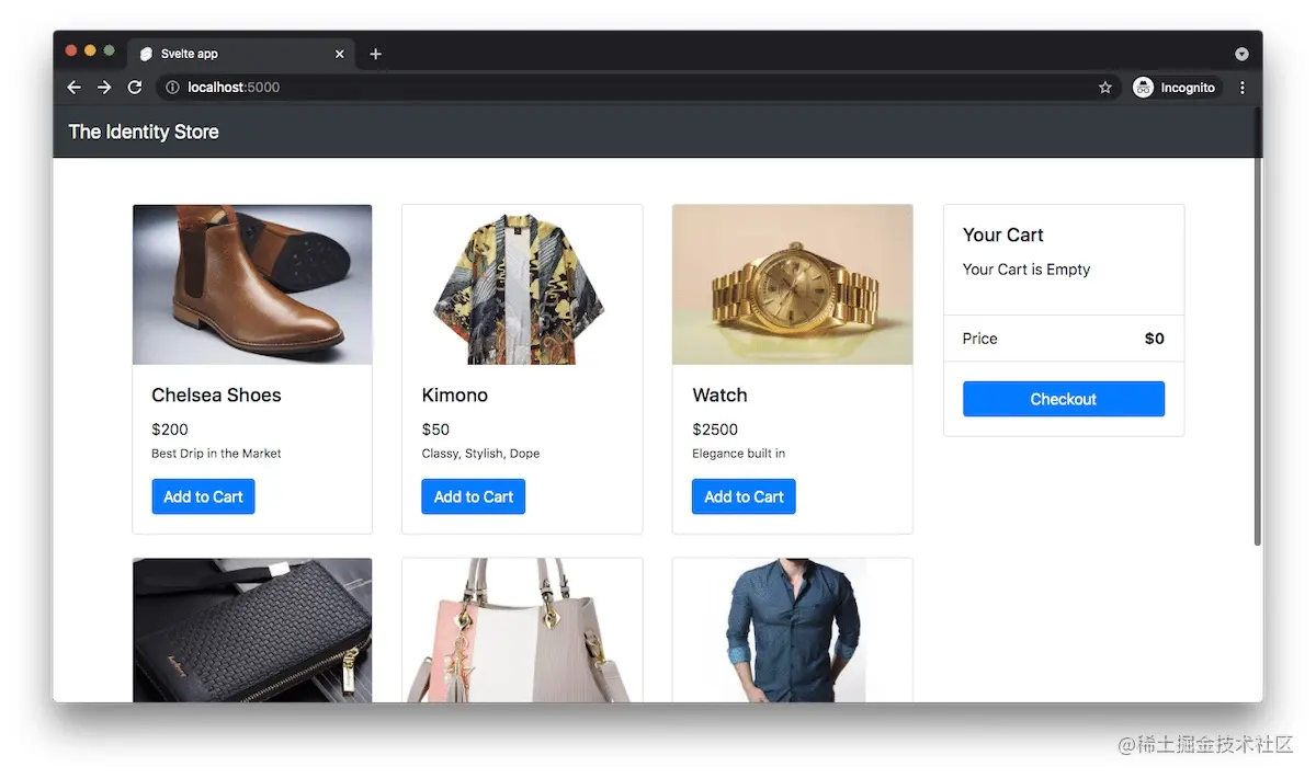 "Updated Cart - E-commerce App"