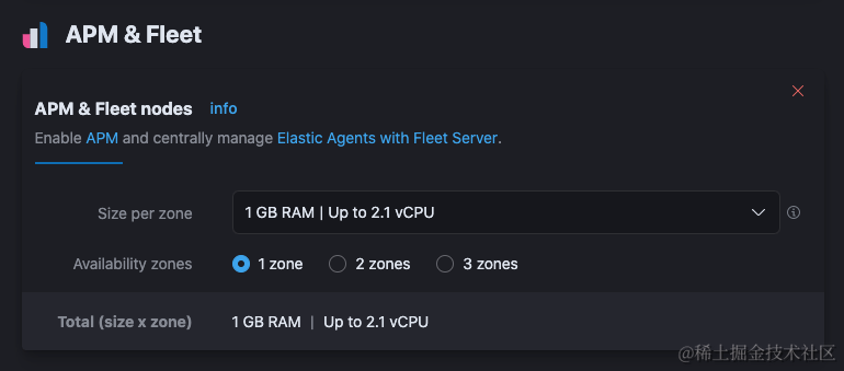 Elastic Cloud deployment