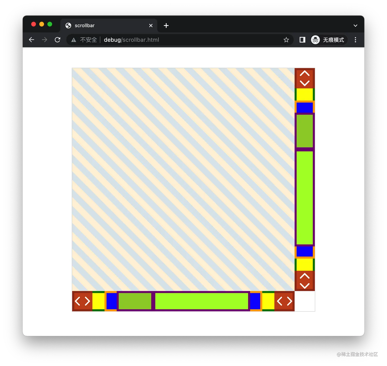 深入剖析浏览器滚动条为什么要专门写一篇关于浏览器滚动条的文章呢？毕竟定制滚动条属于小众需求。事情源于一次产品上线之后，用 掘金