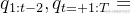 q_{1:t-2},q_{t+1:T}