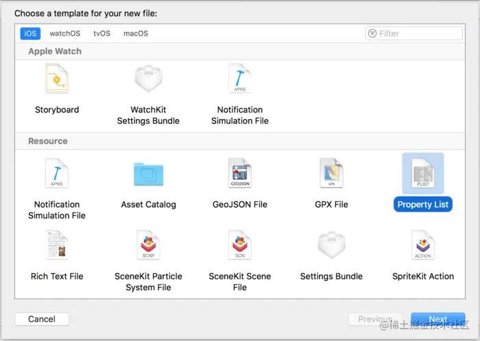 plist文件的创建