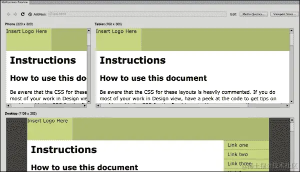 使用 Multiscreen Preview 进行预览