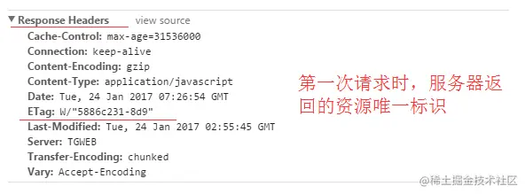 第一次请求