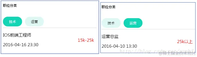 Angularjs编写选项卡