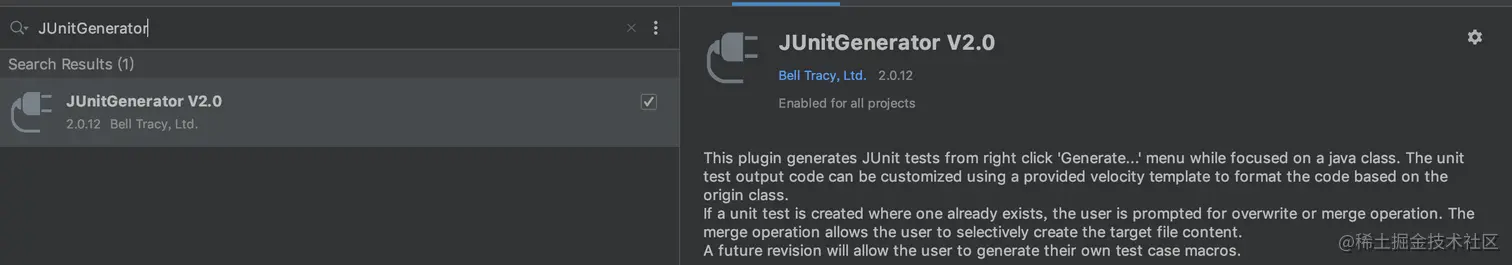 JUnitGenerator