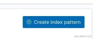 点击Create index pattern
