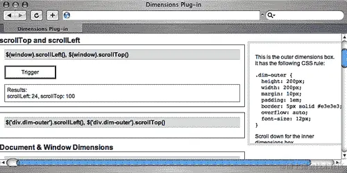 Description.scrollLeft()about