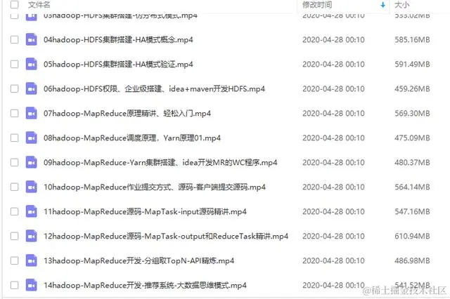 一文拿到MapReduce+kafka+Flink17G视频教程，程序员：爽的一匹