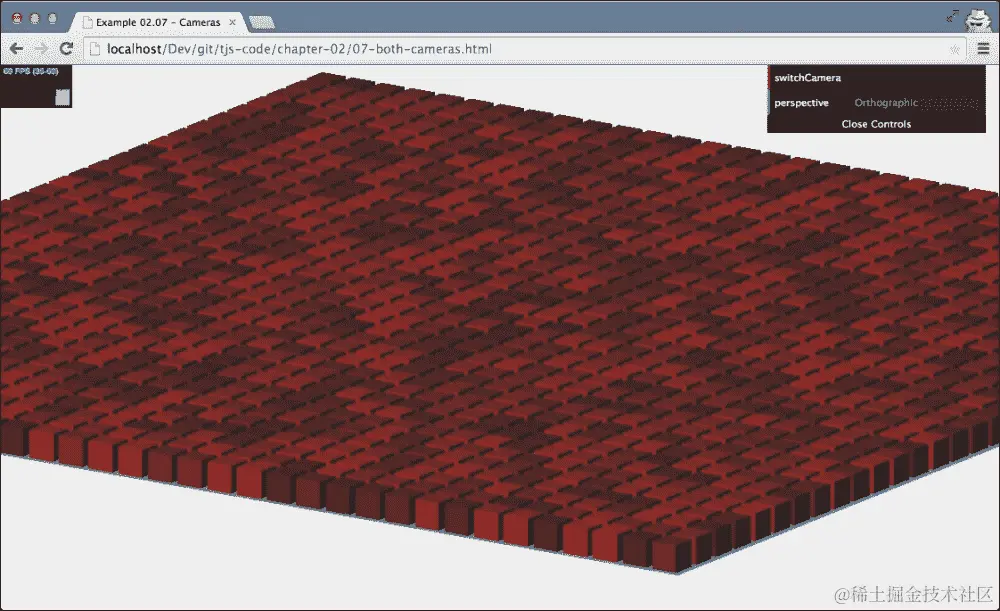 正交摄像机与透视摄像机