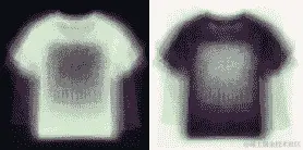 第一个主成分对应的特征衬衫。