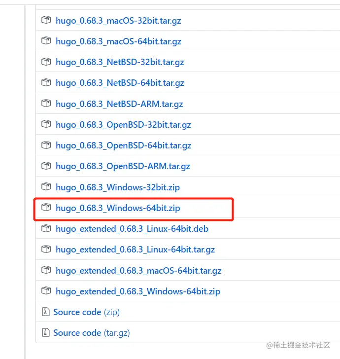 hugo版本：v0.68.3