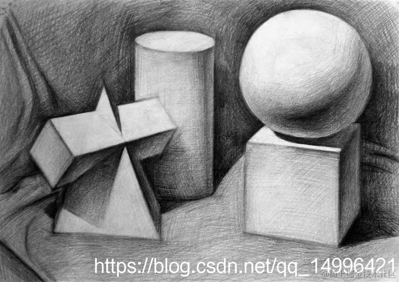静物素描