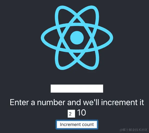 图 5.7 – 单击增加计数 8 次