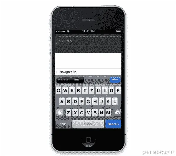 HTML5 搜索输入类型