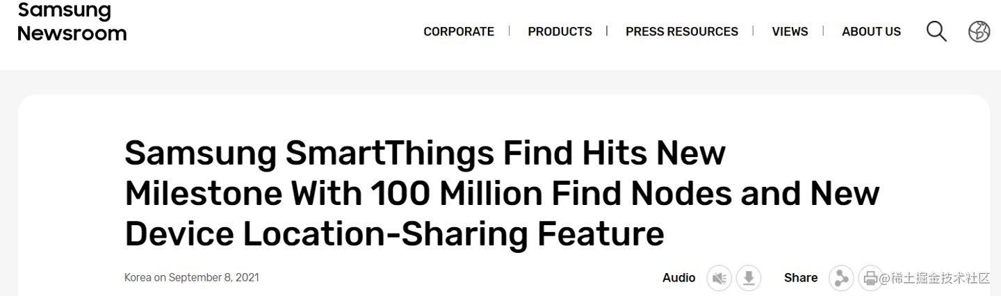 三星 SmartThings Find 注册节点超 1 亿