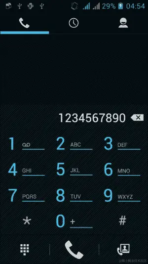 使用意图拨打电话