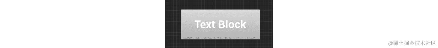 图 8.5：在我们添加文本元素作为其子级后的设计师选项卡中的按钮元素