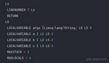 main 方法中的 L5