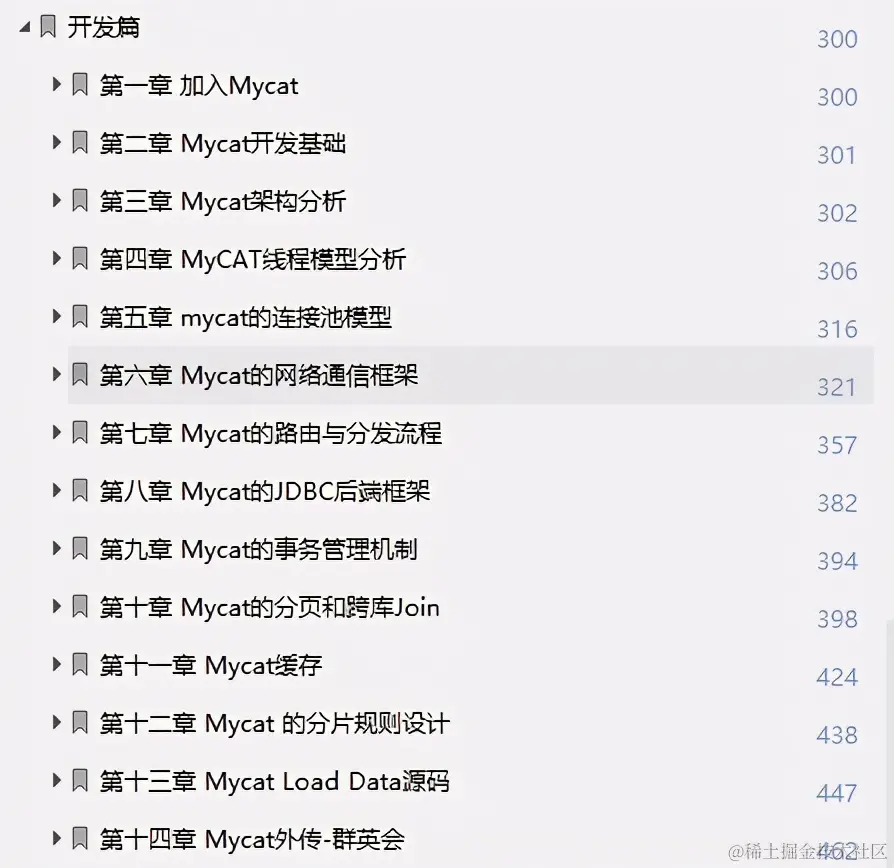 阿里进阶专用：Mycat权威指南，不怕从零开始，只怕从未启程