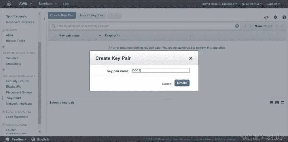 在 AWS 上使用 DCOS 部署 Mesos