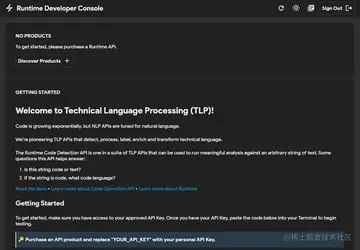 Runtime Developer Console