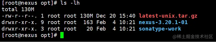 解压后的文件夹