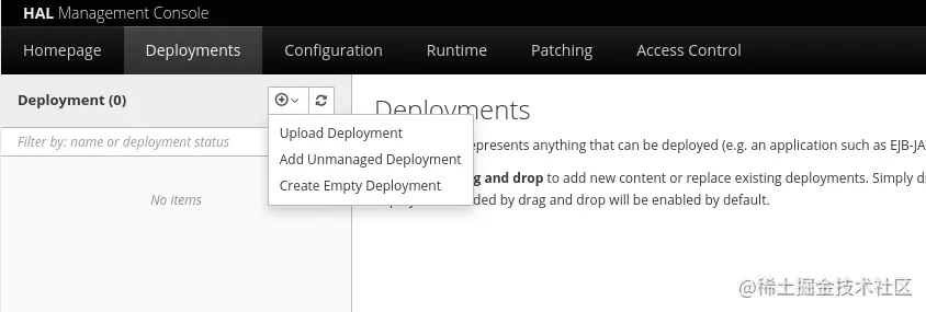 How to deploy your application from console
