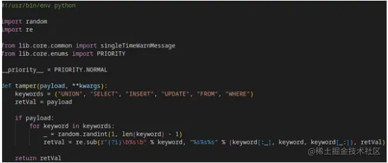 用于嵌套关键字的SQLMap篡改脚本