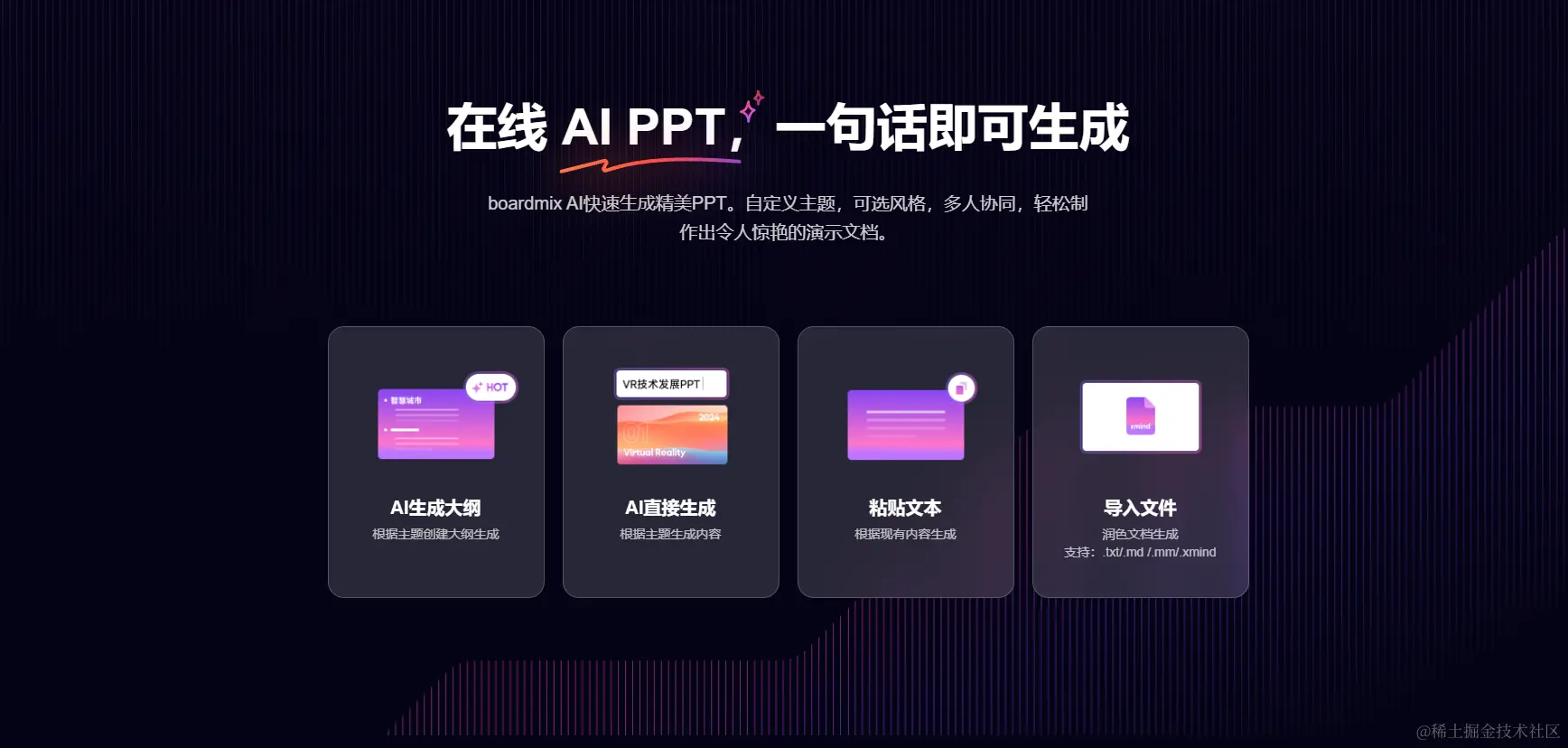 boardmix AI一键生成PPT