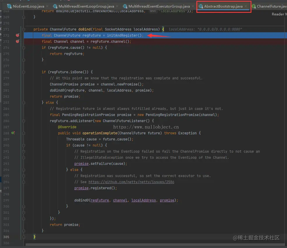 AbstractBootstrap#doBind