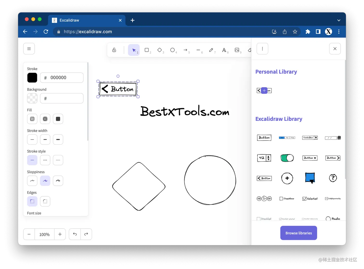 Excalidraw | Hand-drawn look & feel • Collaborative • Secure