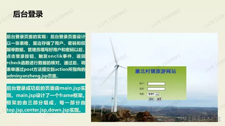 塞北村镇旅游网站设计（论文+PPT+源码）