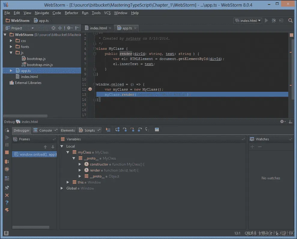 在 Chrome 中调试