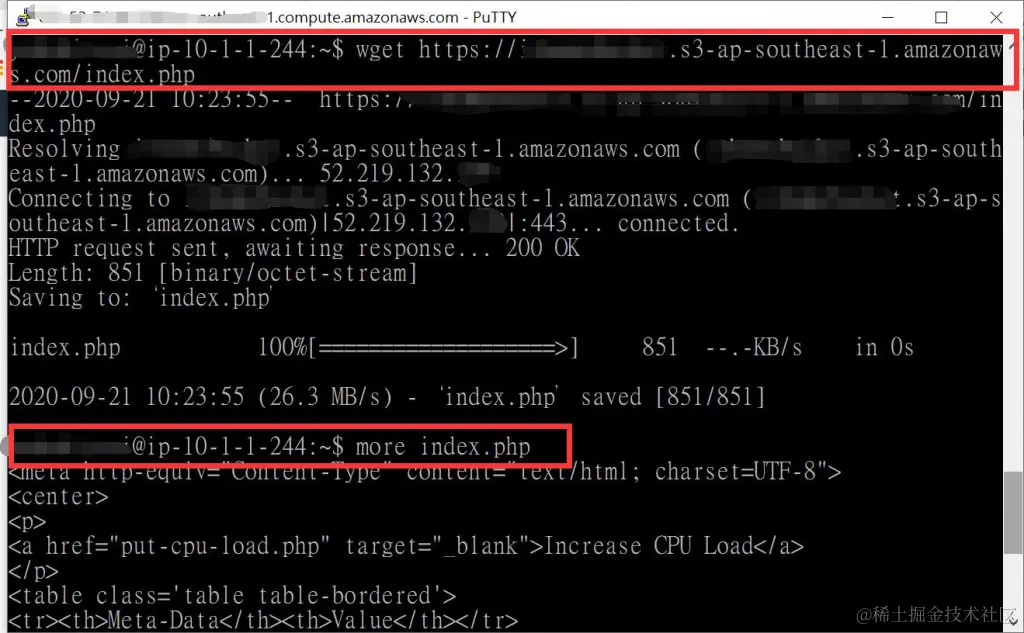 在 EC2 中下载并检视内容
