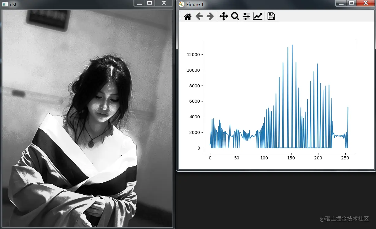 Python OpenCV 图像处理之图像直方图，取经之旅第 23 天