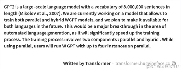 自动生成的文本描述