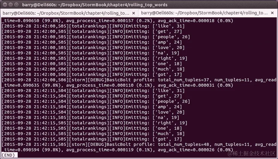 Running the topology