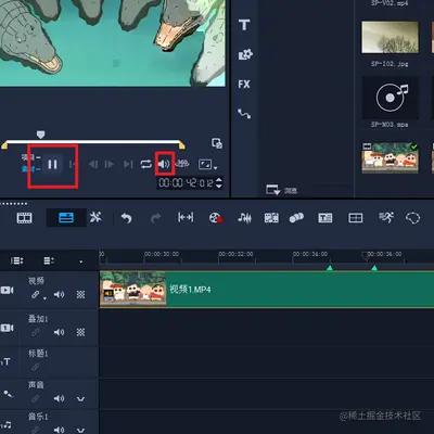 图7：播放需要消音的视频