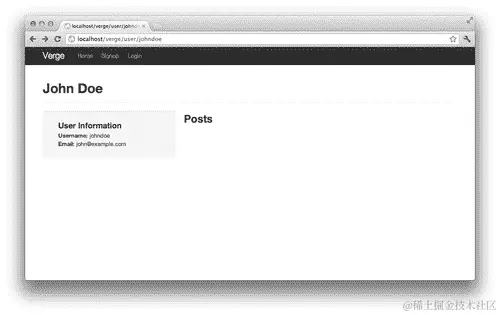 让我们来看看我们的新个人资料
