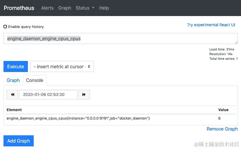 图 13.7：主机系统上可用的 docker_daemon CPU
