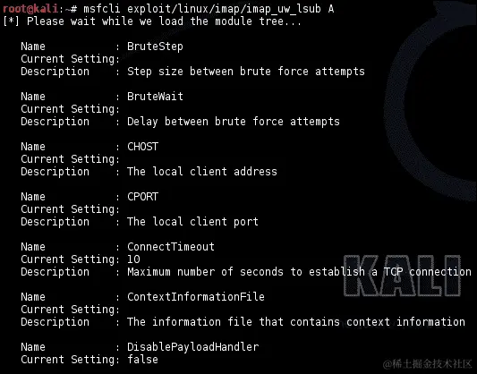 使用 msfcli 的调用模式