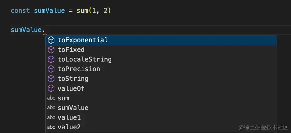 在 VSCode 中获取数字类型的补全选项