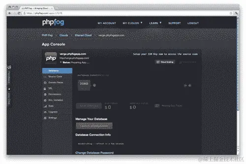 设置 PHP Fog 账户