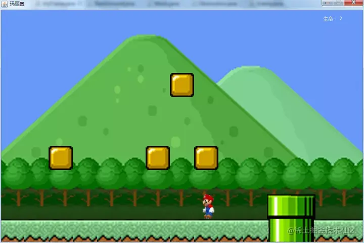 基于Java的超级玛丽游戏的设计与实现（论文+PPT+源码）