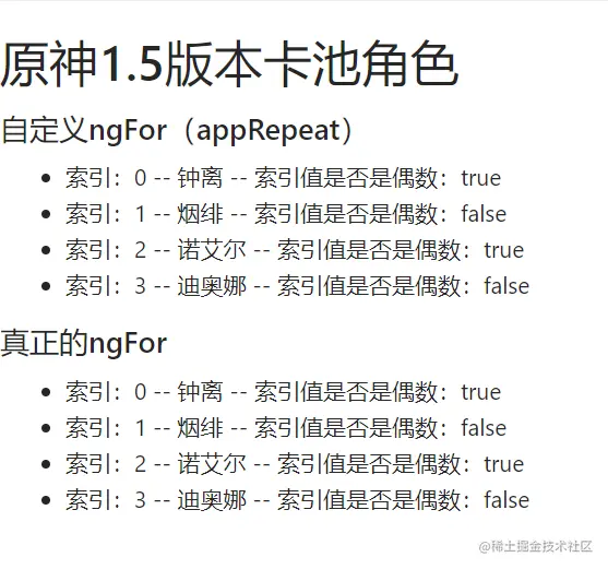 显示结果