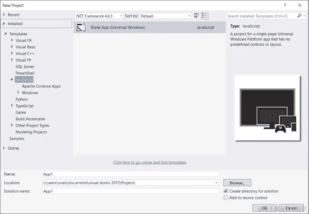 将 ASP.NET 应用程序转换为 Windows 应用程序使用 Hosted app 概念