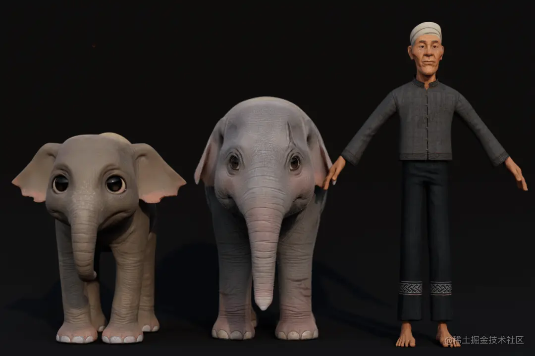 《象群挽歌》模型定稿