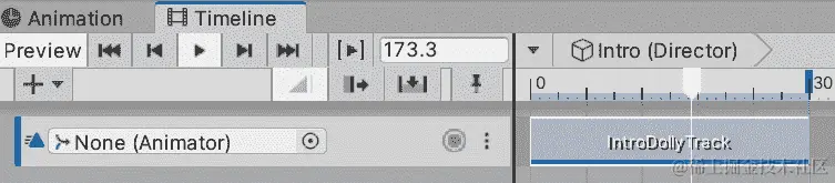 图 12.46 – 播放时间轴并拖动播放头
