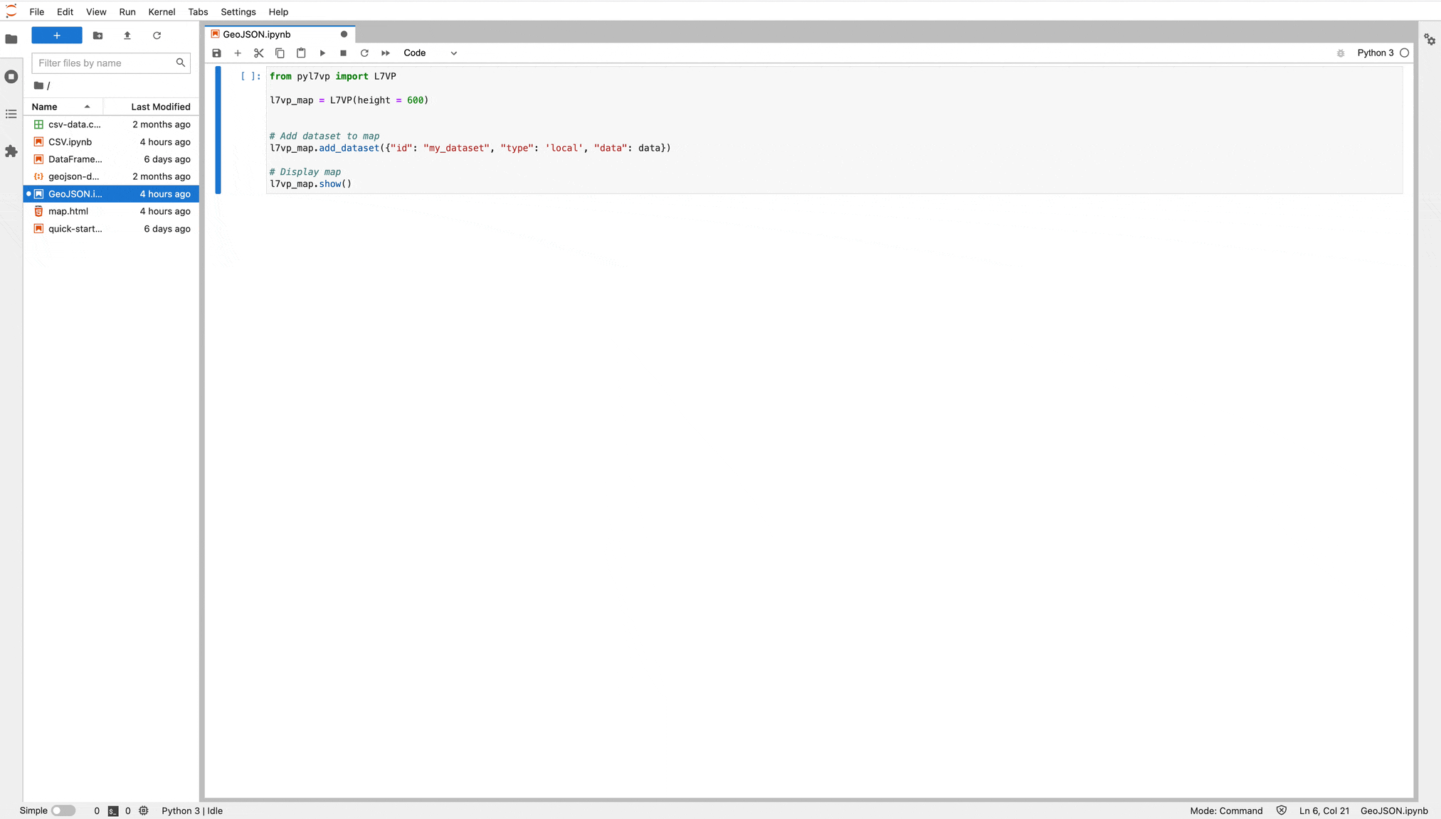 Jupyter Notebook 使用可视化工具